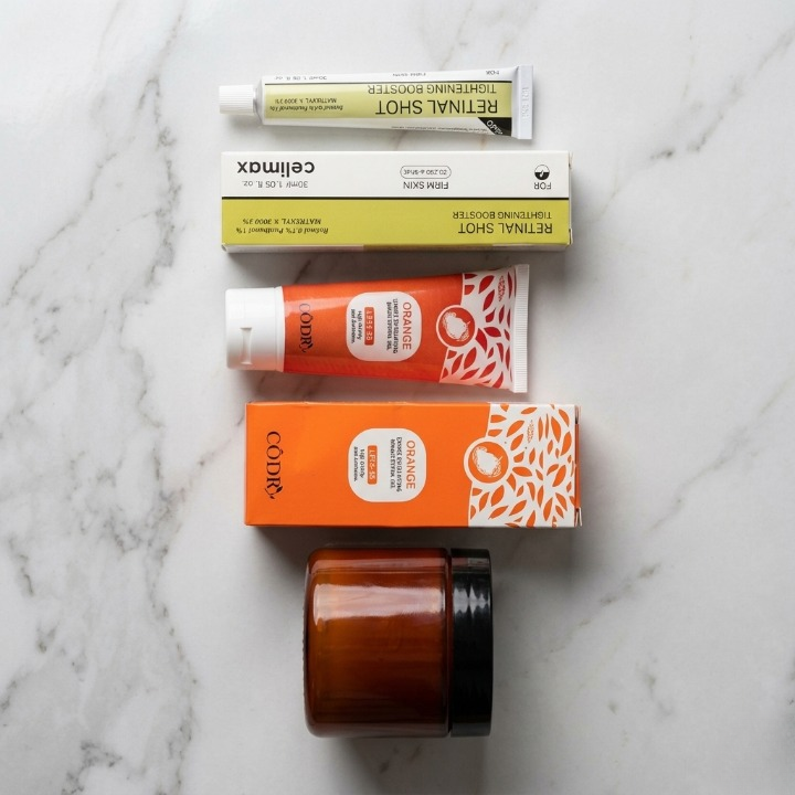Ultimate Skin Transformation Bundle Deal – Retinal Shot Booster, Orange Enzyme Gel & Zafrani Whitening Cream